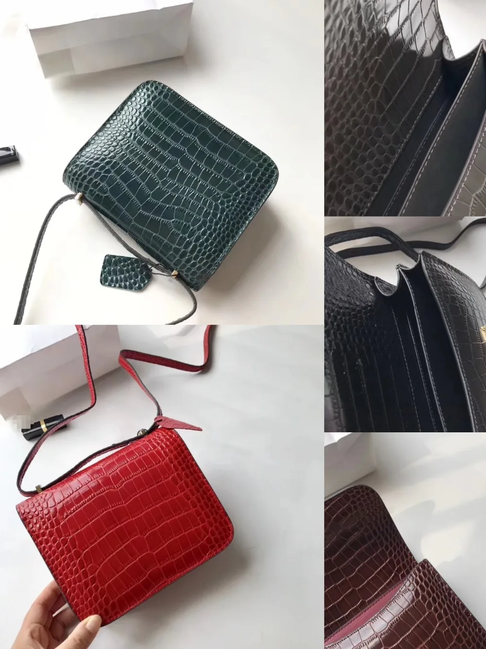 free shipping the European and American fashion leather handbag 2018 new crocodile grain single shoulder bag kangkang bag
free shipping the European and American fashion leather handbag 2018 new crocodile grain single shoulder bag kangkang bag