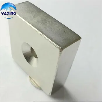 1pcs neodymium block magnets hole 50x50x20 - 10mm hole Block Neodymium Rare Earth Permanent Magnet
1pcs neodymium block magnets hole 50x50x20 - 10mm hole Block Neodymium Rare Earth Permanent Magnet