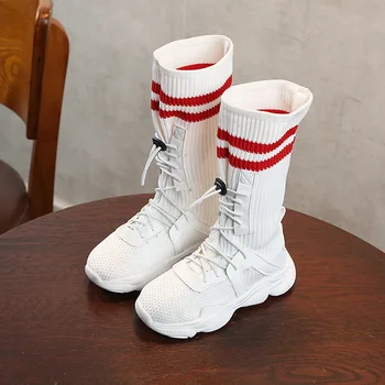 Girls Boots Kids Princess Black Fashion Knitting Casual sneakers Children Vintage Shoes Girls Knee-high Boots Spring Autumn New
Girls Boots Kids Princess Black Fashion Knitting Casual sneakers Children Vintage Shoes Girls Knee-high Boots Spring Autumn New