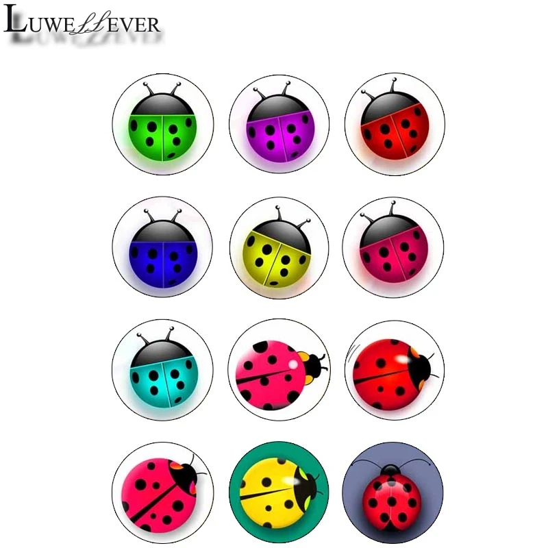 10mm 14mm 16mm 12mm 20mm 25mm 363 12pcs/lot Ladybug Round Glass Cabochons Jewelry Findings 18mm Snap Button Charm Bracelet
10mm 14mm 16mm 12mm 20mm 25mm 363 12pcs/lot Ladybug Round Glass Cabochons Jewelry Findings 18mm Snap Button Charm Bracelet