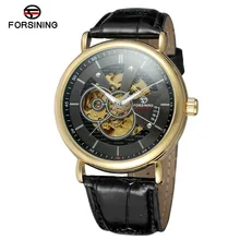 New Arrival Forsining Men's Automatic Watch Skeleton Black Color Leather Strap Dial With Bars Index Vogue Wristwatch FSG8133M3
New Arrival Forsining Men's Automatic Watch Skeleton Black Color Leather Strap Dial With Bars Index Vogue Wristwatch FSG8133M3