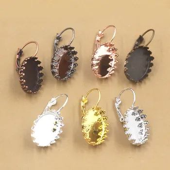 Blank French Wire Clip Hook Earrings Bases Oval Crown Bezel Resin Cameo Cabochons Ear Clips DIY Findings Multi-color Plated
Blank French Wire Clip Hook Earrings Bases Oval Crown Bezel Resin Cameo Cabochons Ear Clips DIY Findings Multi-color Plated