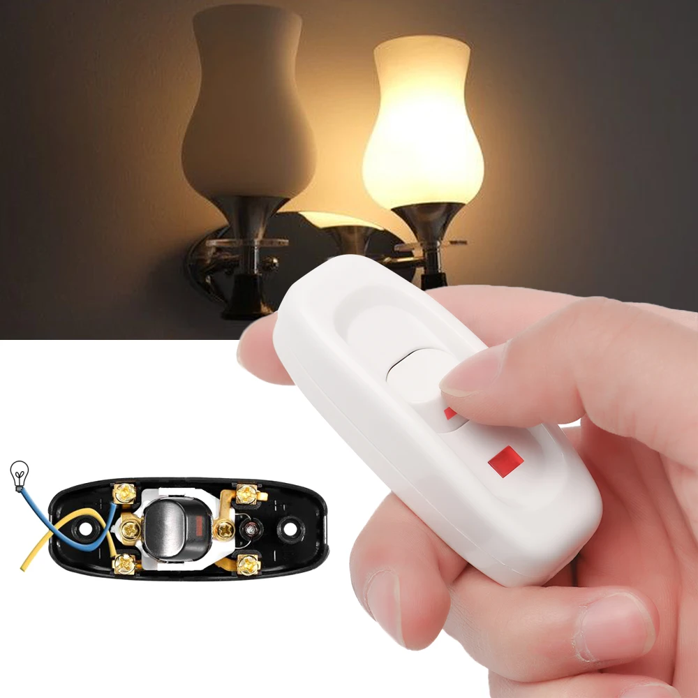 Hot 1Pcs Bedside Lamp Switch AC 250V 10A Inline ON/OFF Table Desk Lamp Cord Cable Switch with LED Indicator Light Two Colors
Hot 1Pcs Bedside Lamp Switch AC 250V 10A Inline ON/OFF Table Desk Lamp Cord Cable Switch with LED Indicator Light Two Colors