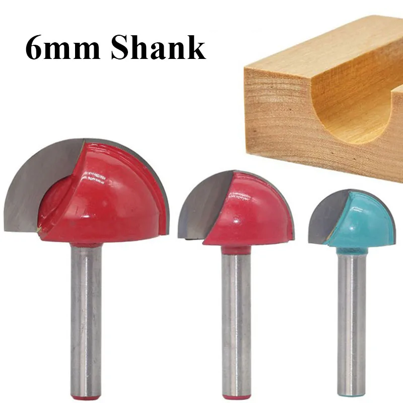 1pc 6mm Shank Wood Cutter Solid Carbide Round Nose Bits Round Nose Cove Core Box Router Bit Woodworking Cutters CNC Tools
1pc 6mm Shank Wood Cutter Solid Carbide Round Nose Bits Round Nose Cove Core Box Router Bit Woodworking Cutters CNC Tools