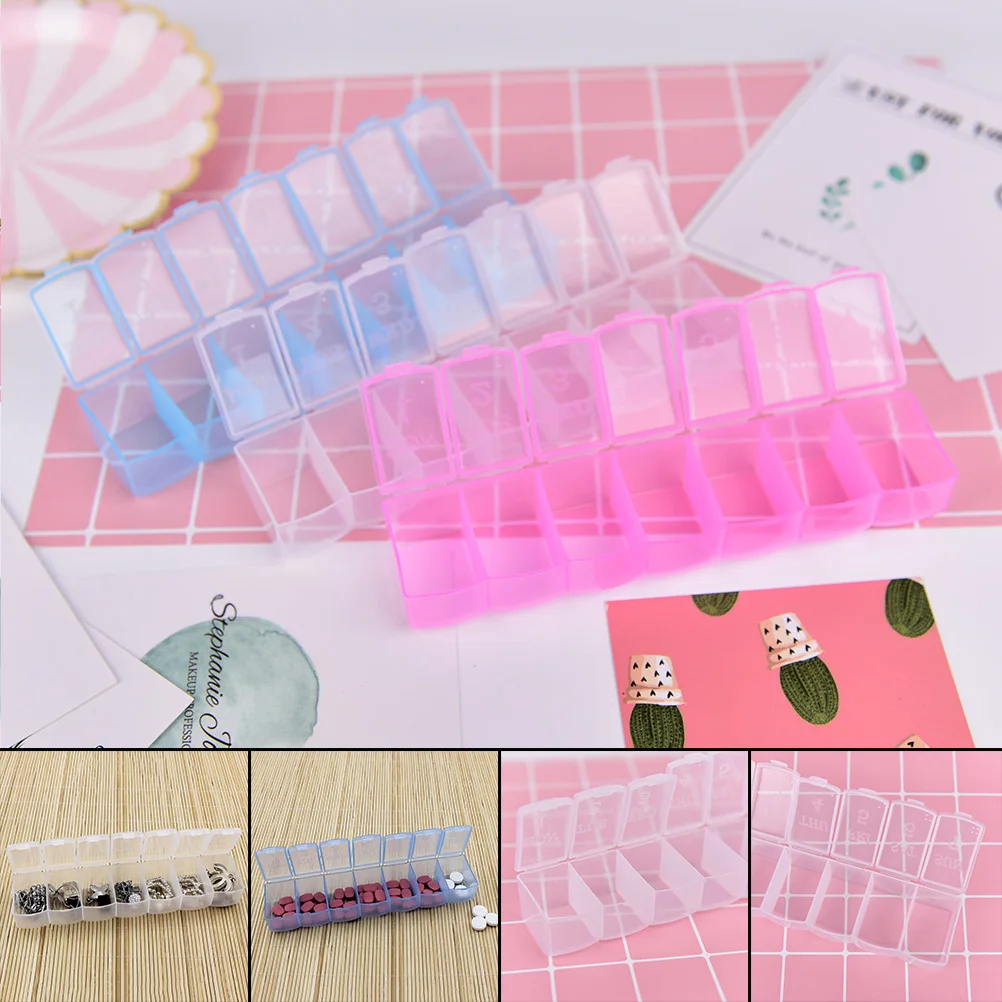 1PCS Medicine Container One Week 7 Days Pill Box with Keychain light Drugs Capsules Holder Storage Case Organizers 3Colors
1PCS Medicine Container One Week 7 Days Pill Box with Keychain light Drugs Capsules Holder Storage Case Organizers 3Colors