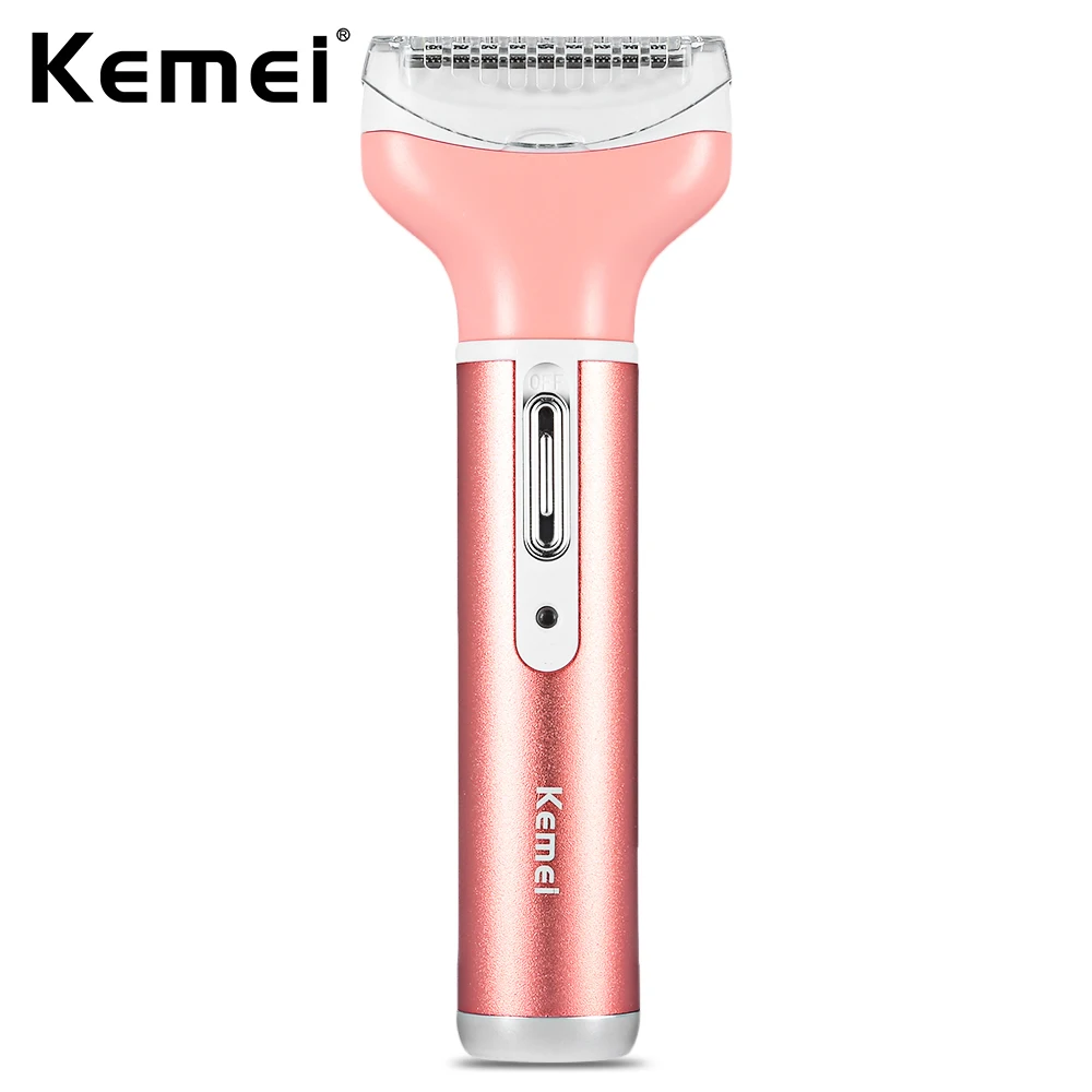 Kemei KM - 6637 Lady Epilator Multifunctional 4 In 1 Rechargeable Women Body Shaver Beard Eyebrow Nose Trimmer Set | Бытовая техника