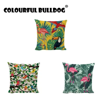 Tropical Plants Jungle Leaves Bird Print Cushion Flamingo Toucan Parrot Home Decor Bedroom Garden Living Room Throw Pillow Cover
Tropical Plants Jungle Leaves Bird Print Cushion Flamingo Toucan Parrot Home Decor Bedroom Garden Living Room Throw Pillow Cover