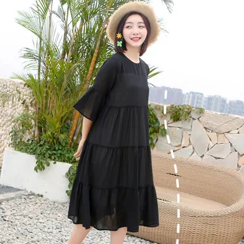 Maternity dress summer new thin cool holiday wind chiffon dress Korean fashion wild pregnancy dress
Maternity dress summer new thin cool holiday wind chiffon dress Korean fashion wild pregnancy dress