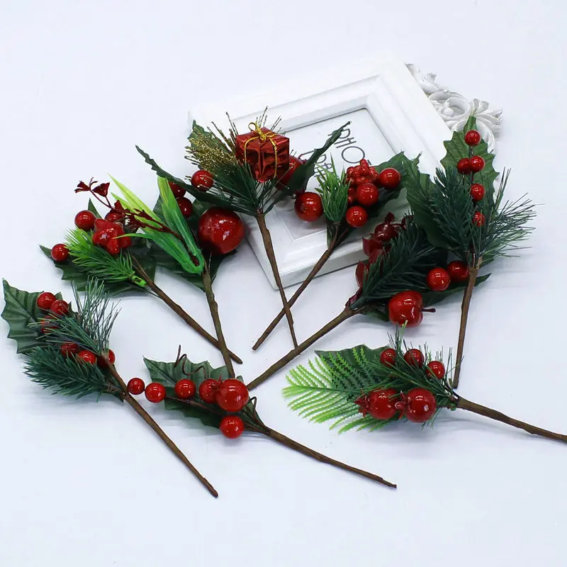 10pcs Artificial Christmas mixed Holly Pine berries Flower Stamens Pearl Branches DIY Party Wedding Decoration Gift Box
10pcs Artificial Christmas mixed Holly Pine berries Flower Stamens Pearl Branches DIY Party Wedding Decoration Gift Box