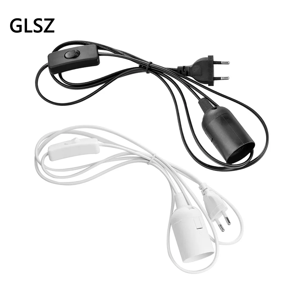 1.8m Power Cord Cable E27 Lamp Bases EU plug with switch for Pendant LED Bulb Hanglamp Socket Suspension Holder DIY decoration
1.8m Power Cord Cable E27 Lamp Bases EU plug with switch for Pendant LED Bulb Hanglamp Socket Suspension Holder DIY decoration
