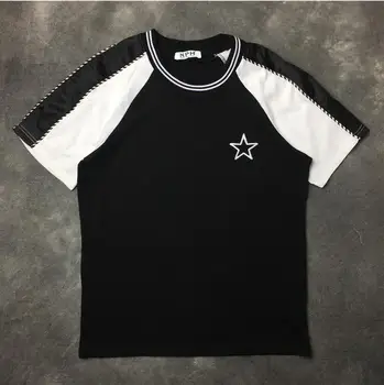 New High 19ss Men embroidery Star T Shirts kanye T-Shirt Hip Hop Skateboard Street Cotton T-Shirts Tee Top Top Hip hot #C28
New High 19ss Men embroidery Star T Shirts kanye T-Shirt Hip Hop Skateboard Street Cotton T-Shirts Tee Top Top Hip hot #C28