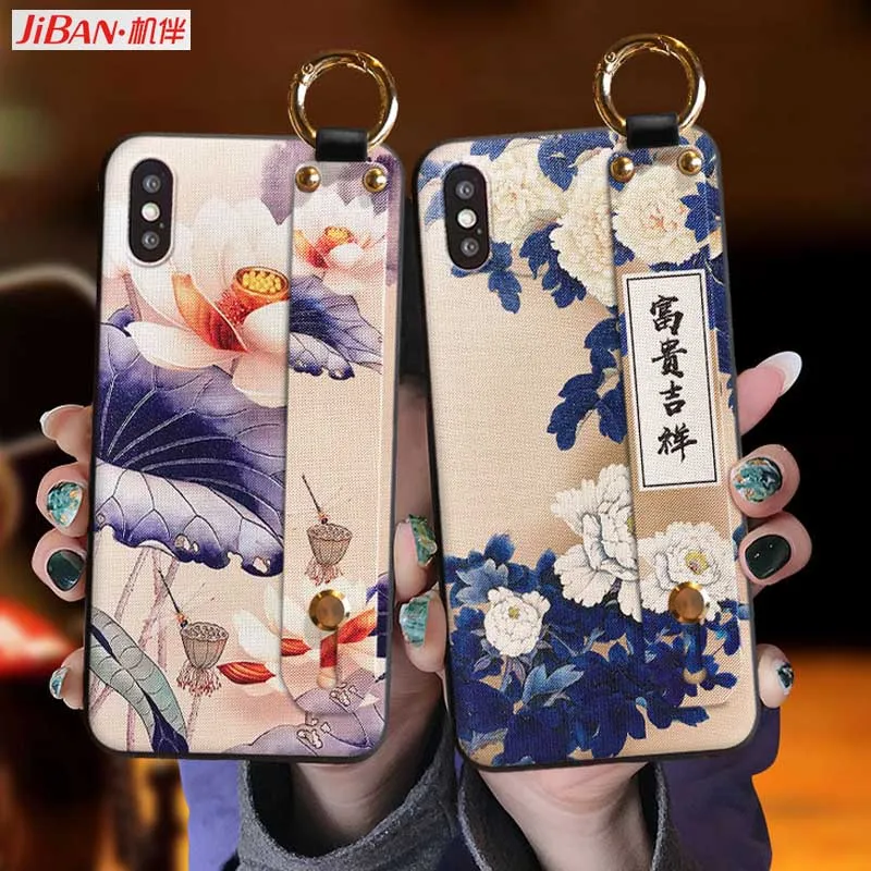 JIBAN Chinese Style Lotus Wristband Bracket Cases for Iphone XSmax XR 6 6S 7 8plus Oppo R17 Vivo X21 For Huawei P20 Honor 9 8x
JIBAN Chinese Style Lotus Wristband Bracket Cases for Iphone XSmax XR 6 6S 7 8plus Oppo R17 Vivo X21 For Huawei P20 Honor 9 8x