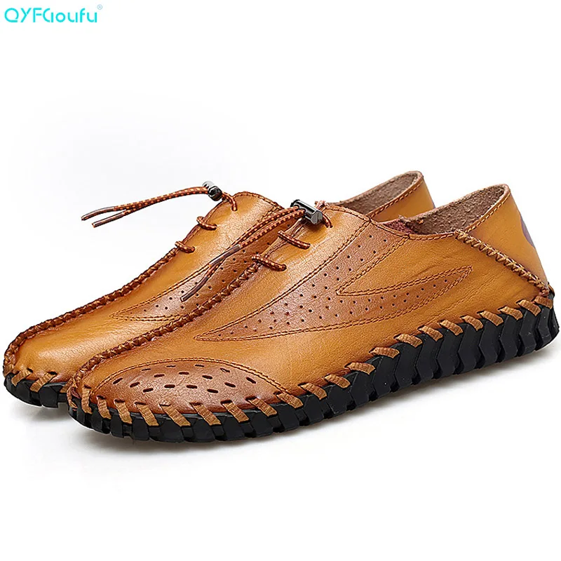 QYFCIOUFU Men Casual Driving Shoes Leather Loafers Shoes Fashion Handmade Soft Breathable Moccasins Flats Lace-up Footwear Male
QYFCIOUFU Men Casual Driving Shoes Leather Loafers Shoes Fashion Handmade Soft Breathable Moccasins Flats Lace-up Footwear Male
