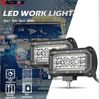 Pair 5 inch 80W Off road LED Work Light Spot Beam Led Light Bar For Spotlight Truck Tractor 4x4 UAZ GAZ SUV ATV Car Accessories
Pair 5 inch 80W Off road LED Work Light Spot Beam Led Light Bar For Spotlight Truck Tractor 4x4 UAZ GAZ SUV ATV Car Accessories
