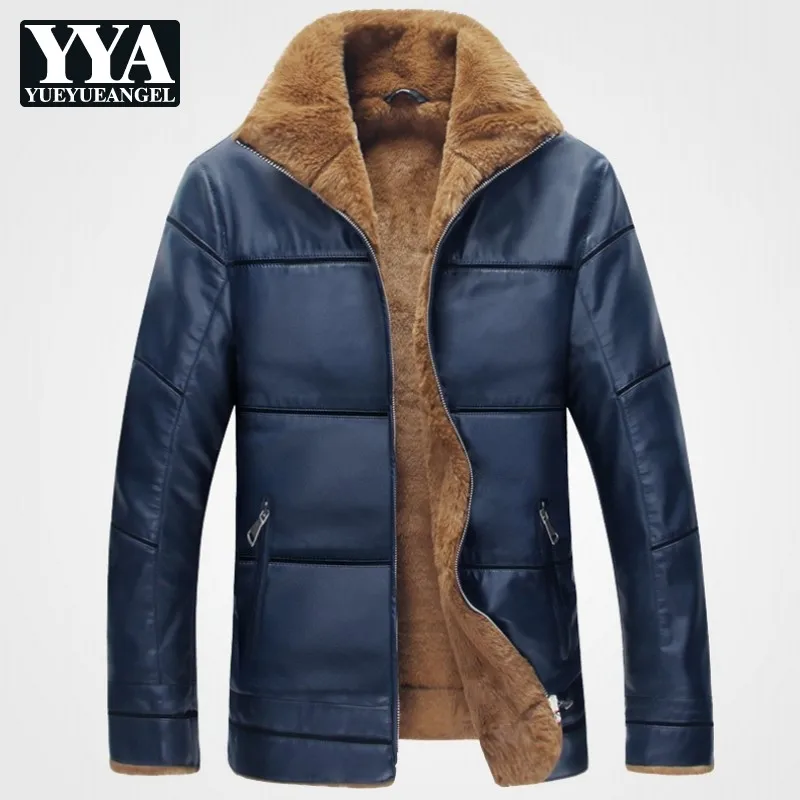2019 New Plus Size 9XL Fleece Warm PU Leather Jacket Man Coats Brand Designer Mens Faux Leather Jackets Parkas Winter Streetwear
2019 New Plus Size 9XL Fleece Warm PU Leather Jacket Man Coats Brand Designer Mens Faux Leather Jackets Parkas Winter Streetwear