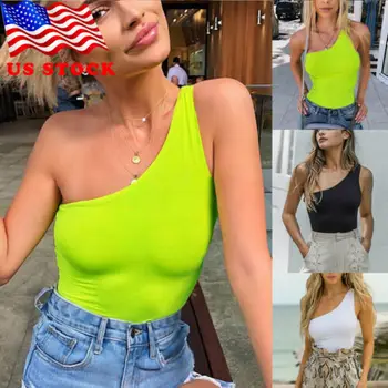 2019 Newest Fashion Hot Sexy Charming Wholesale Women One Shoulder Jumpsuit Bodycon Bodysuit Leotard Top Romper Shirts
2019 Newest Fashion Hot Sexy Charming Wholesale Women One Shoulder Jumpsuit Bodycon Bodysuit Leotard Top Romper Shirts