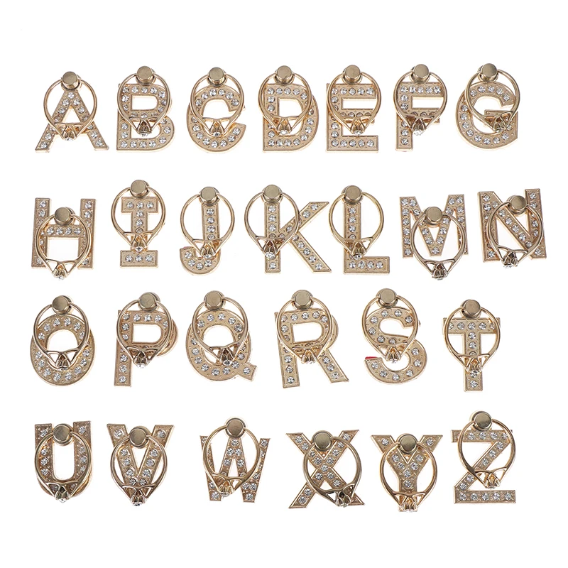 1pc 360 Degree Diamond Metal Letter A-Z Finger Ring Smartphone Stand Holder Mobile Phone Holder For iPhone 6s 7 8
1pc 360 Degree Diamond Metal Letter A-Z Finger Ring Smartphone Stand Holder Mobile Phone Holder For iPhone 6s 7 8
