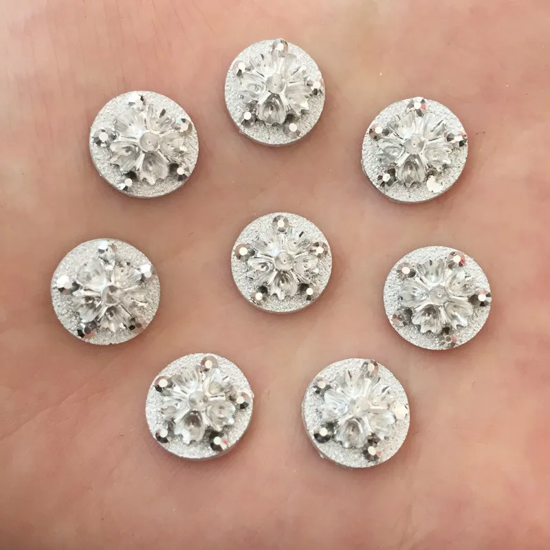 New 40pcs silver Resin 12mm 3D flower round half bead Flatback stone scrapbook DIY buttons ornaments PF118
New 40pcs silver Resin 12mm 3D flower round half bead Flatback stone scrapbook DIY buttons ornaments PF118