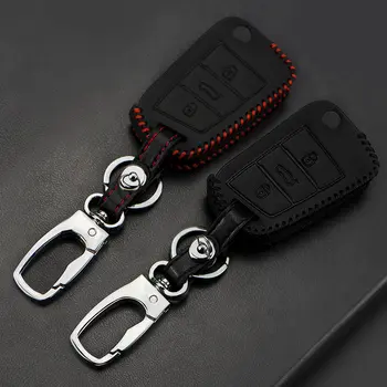 Genuine Leather Key Case Cover For VW Polo Golf 7 Tiguan for Skoda Octavia Kodiaq Karoq for SEAT Ateca Leon Ibiza 2015 2016 2017
Genuine Leather Key Case Cover For VW Polo Golf 7 Tiguan for Skoda Octavia Kodiaq Karoq for SEAT Ateca Leon Ibiza 2015 2016 2017