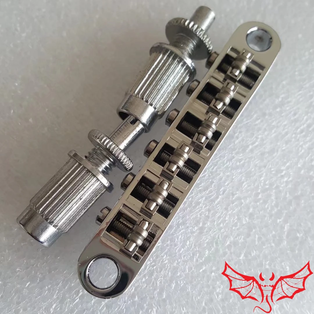 Tune-O-Matic Roller Saddle Bridge LP SG Electric Guitar Bridge BM003 Made in Korea
Tune-O-Matic Roller Saddle Bridge LP SG Electric Guitar Bridge BM003 Made in Korea