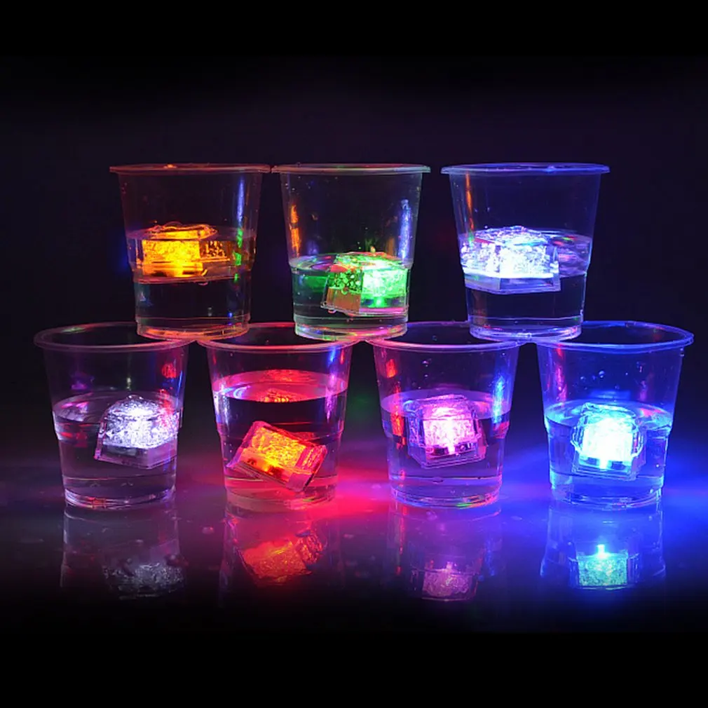 DIY Party Decorative LED Ice Cube Light Multi-Color Liquid Sensor Ice Cube Light LED Glow Light Drinking Wine Wedding
DIY Party Decorative LED Ice Cube Light Multi-Color Liquid Sensor Ice Cube Light LED Glow Light Drinking Wine Wedding