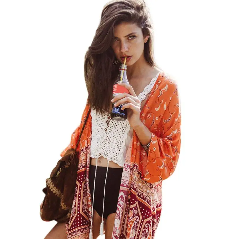 Hot marking Women Boho National Printed Chiffon Shawl Kimono Cardigan Tops Cover up Blouse M31 Drop Shipping
Hot marking Women Boho National Printed Chiffon Shawl Kimono Cardigan Tops Cover up Blouse M31 Drop Shipping