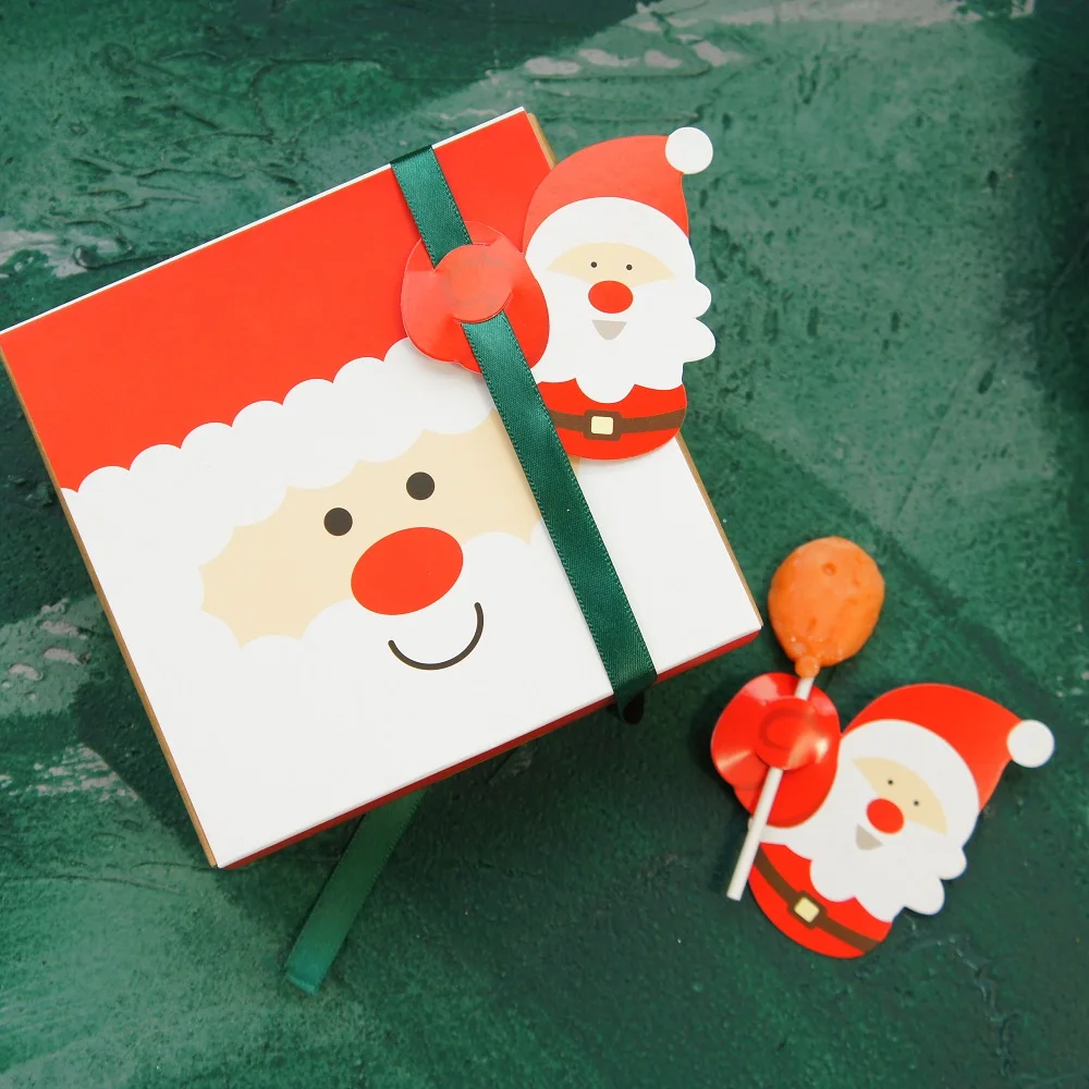 new 100pcs lollipop cover Santa Claus design children birthday wedding candy decorate holiday Christmas gift packaging
new 100pcs lollipop cover Santa Claus design children birthday wedding candy decorate holiday Christmas gift packaging