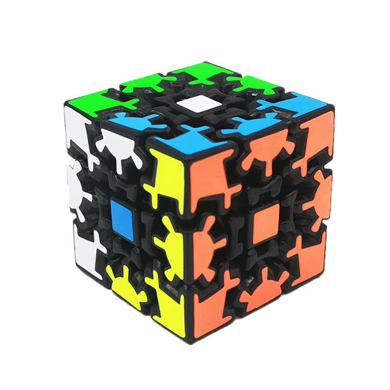 FanXin Black 3x3x3 3D Gear Magic Cube Sticker Original Competition Puzzle Speed Cubo Strange-shape Educational Toys
FanXin Black 3x3x3 3D Gear Magic Cube Sticker Original Competition Puzzle Speed Cubo Strange-shape Educational Toys