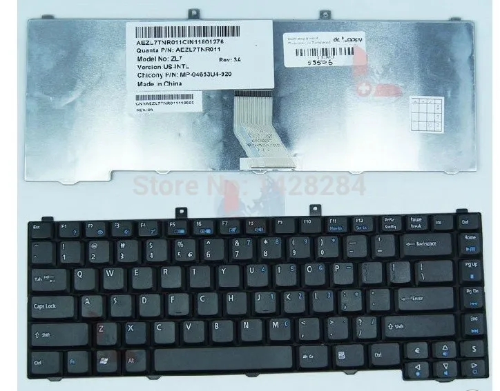 

SSEA New US Keyboard For Acer Aspire 1400 1410 1600 1640 1680 1690 1691 3000 3020 3500 3610 5000 3680 5050 5600