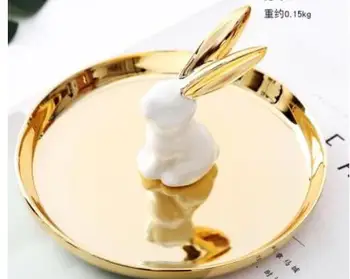 Northern European ceramic arts and crafts Rabbit jewellery Desk desk Creative tabletop statues sculpture Home wedding dies
Northern European ceramic arts and crafts Rabbit jewellery Desk desk Creative tabletop statues sculpture Home wedding dies