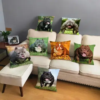 Loyalty American Bully Pitbull Dog Throw Pillow Cover 45*45cm Cushion Covers Plush Pillow Case Car Sofa Home Decor Pillows Case
Loyalty American Bully Pitbull Dog Throw Pillow Cover 45*45cm Cushion Covers Plush Pillow Case Car Sofa Home Decor Pillows Case