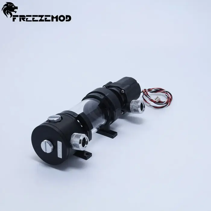 FREEZEMOD 100mm cylinder water tank + SC600 pump all-in-one set Maximum flow 600L/H computer water cooling radiator.PUA-SC60010
FREEZEMOD 100mm cylinder water tank + SC600 pump all-in-one set Maximum flow 600L/H computer water cooling radiator.PUA-SC60010