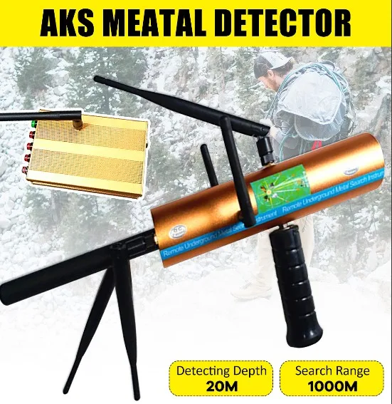 

Monster Multi-antenna Remote Metal Detector AKS Locator Scanner for Field Detection of Gold, Silver, Copper and Gemstone