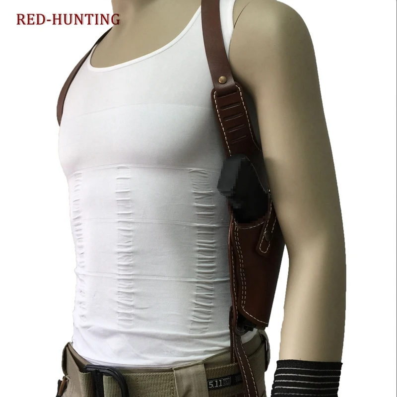 Hunting Tactical Universal Gun Bag Vertical Shoulder Auto Handguns Cowhide Holster Adjustable Leather Hand Gun Holster
Hunting Tactical Universal Gun Bag Vertical Shoulder Auto Handguns Cowhide Holster Adjustable Leather Hand Gun Holster
