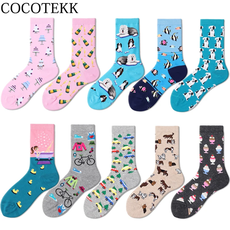COCOTEKK New Autumn Winter Combed Cotton Women Socks Cartoon Cute Funny Happy Kawaii Socks Women Fashion Popular Christmas Gifts
COCOTEKK New Autumn Winter Combed Cotton Women Socks Cartoon Cute Funny Happy Kawaii Socks Women Fashion Popular Christmas Gifts