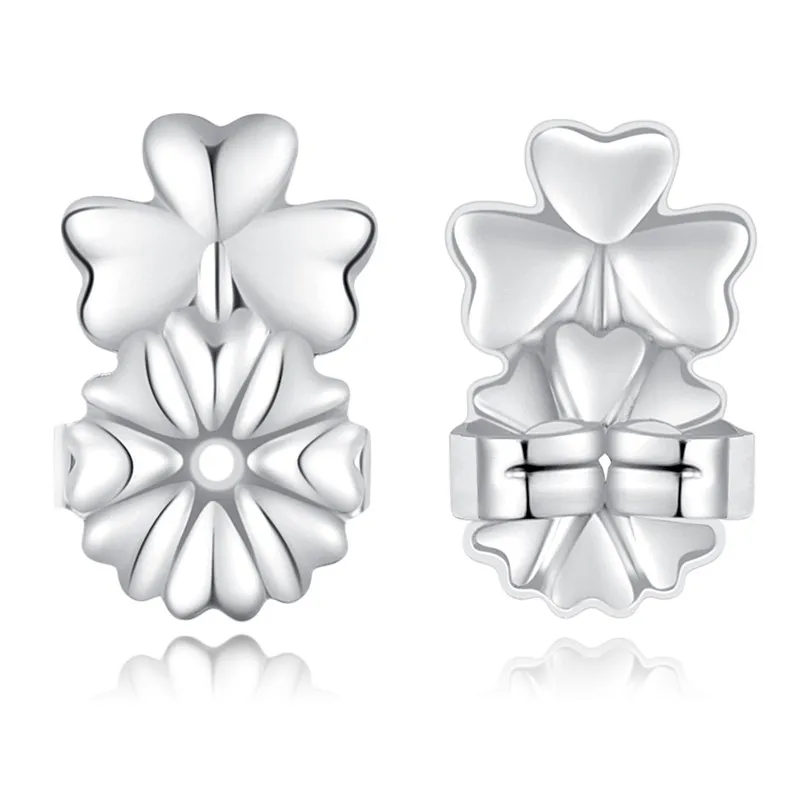 Ms Betti heart clover crown earring listers back set18
