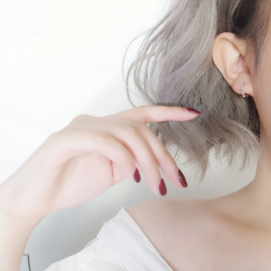 6Virgooer 925 Sterling Silver Earrings Sparkling CZ Clip Earrings For Women Girl Jewelry Gift Classic Pendientes Mujer Moda 2018 Ear Cuff