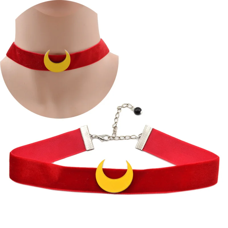 Lychee New Arrival Hot Japan Anime Sailor Moon Tsuking Usagi Choker Cosplay Chocker Necklace Jewelry 
Lychee New Arrival Hot Japan Anime Sailor Moon Tsuking Usagi Choker Cosplay Chocker Necklace Jewelry