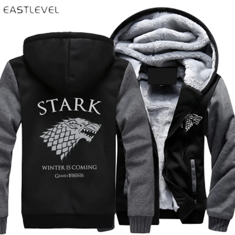 2017 Winter Men Hoodies Game of Thrones Casual Hoodies for Men Women Thicker Fleece Coat Jacket Unisex Sweatshirts plus size 6XL
2017 Winter Men Hoodies Game of Thrones Casual Hoodies for Men Women Thicker Fleece Coat Jacket Unisex Sweatshirts plus size 6XL
