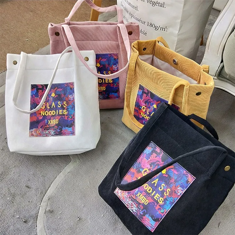 Large Capacity Shopping Bags For Women 2019 Corduroy Tote Bags Portable Eco Reusable Shopper Bags Ladies Handbags Sac Main Femme
Large Capacity Shopping Bags For Women 2019 Corduroy Tote Bags Portable Eco Reusable Shopper Bags Ladies Handbags Sac Main Femme