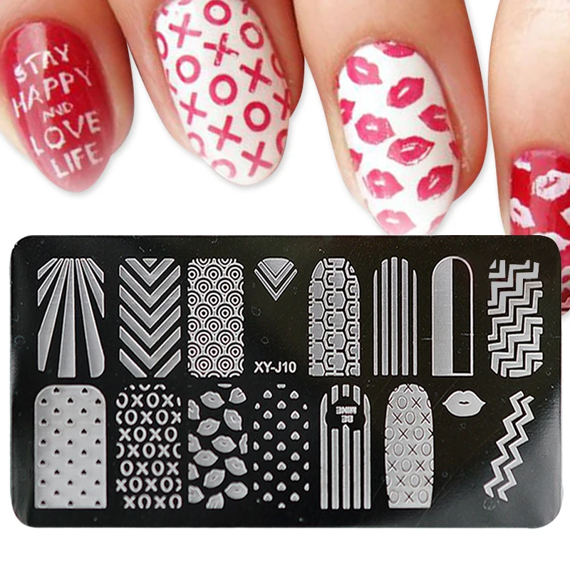 1pcs Lips/Wave Nail Art Stamping Image Template Plate Stainless Steel DIY Stamp Polish Printing Stencils Manicure Tools LAXYJ10
1pcs Lips/Wave Nail Art Stamping Image Template Plate Stainless Steel DIY Stamp Polish Printing Stencils Manicure Tools LAXYJ10