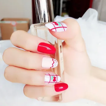 Long Oval Head Full Cover False Nails Sweet Summer Nails Tips with Glue Girls Cute Red Color Strawberry Printing Fake Nail
Long Oval Head Full Cover False Nails Sweet Summer Nails Tips with Glue Girls Cute Red Color Strawberry Printing Fake Nail