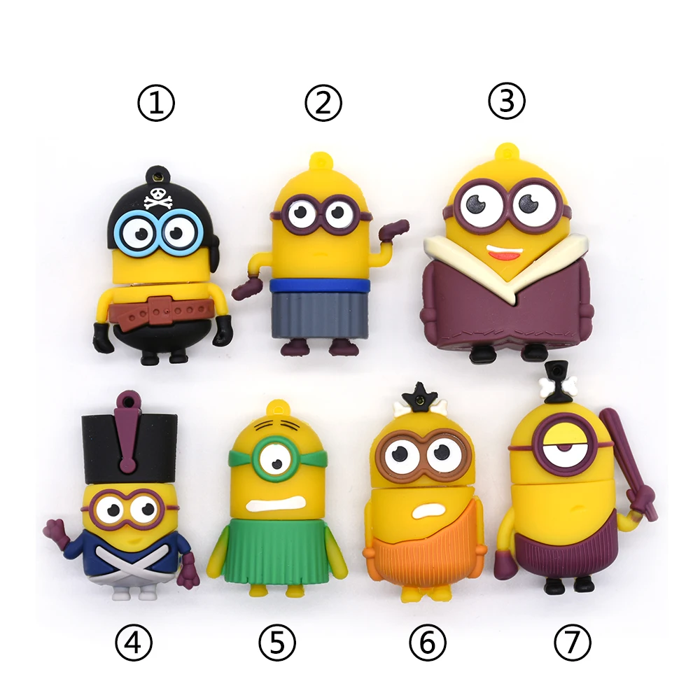 Usb flash drive Mini pirate soldier savage Minions cartoon cute 32gb pen drive memory stick pendrive 64GB 16gb 8gb 4gb lovely
Usb flash drive Mini pirate soldier savage Minions cartoon cute 32gb pen drive memory stick pendrive 64GB 16gb 8gb 4gb lovely