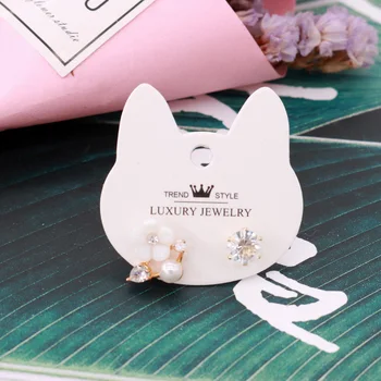 1000Pcs Jewelry Display Card Earring 3.6*3.6cm Stud Earring Card Hang Tag Card DIY Jewelry Stud Earring Package Cards Accessory
1000Pcs Jewelry Display Card Earring 3.6*3.6cm Stud Earring Card Hang Tag Card DIY Jewelry Stud Earring Package Cards Accessory