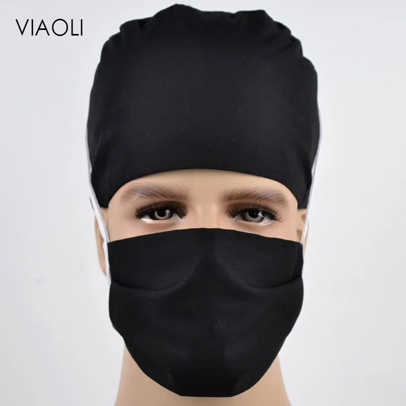 Hat+mask Operating room solid color hat men and women doctors working caps nurses caps turbans surgical caps health caps dentist
Hat+mask Operating room solid color hat men and women doctors working caps nurses caps turbans surgical caps health caps dentist