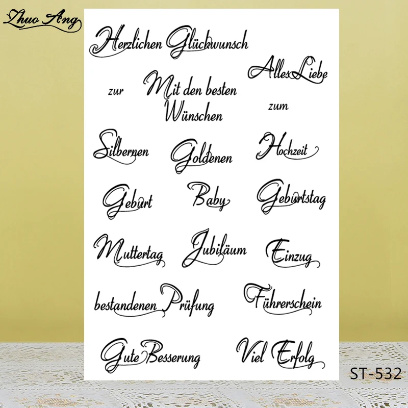 ZhuoAng New Easter Language Design Transparent Silicone Stamp / Seal DIY Scrapbook / Album Decoration Clear Stamp
ZhuoAng New Easter Language Design Transparent Silicone Stamp / Seal DIY Scrapbook / Album Decoration Clear Stamp