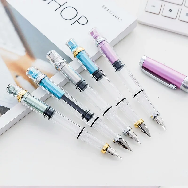 Promotion Wingsung 3008 Fashion transparent Fountain Pen students Office stationery F nib calligraphy piston ink Pens gift LAMY
Promotion Wingsung 3008 Fashion transparent Fountain Pen students Office stationery F nib calligraphy piston ink Pens gift LAMY