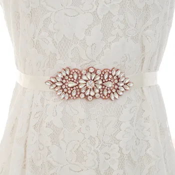 New Rose Gold Crystal Bridal Belt Rhinestone Wedding Belt Bridal Handmade Beaded Wedding Belt For Bridal Accessories S149RG
New Rose Gold Crystal Bridal Belt Rhinestone Wedding Belt Bridal Handmade Beaded Wedding Belt For Bridal Accessories S149RG