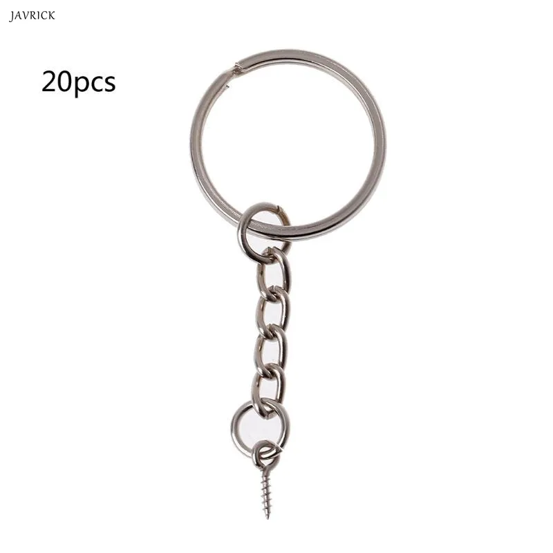 20Pcs Screw Eye Pin Key Chains With Open Jump Ring Chain Extender DIY Jewelry Making Tool Ring Keychain
20Pcs Screw Eye Pin Key Chains With Open Jump Ring Chain Extender DIY Jewelry Making Tool Ring Keychain