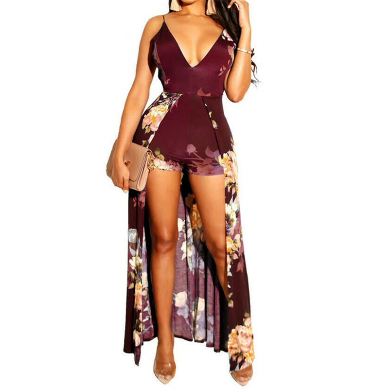 Sexy Women Dress Floral Printed Summer Long Dresses High Split Beach Deep V Neck Maxi Party Dress Playsuit Summer Ladies Dresses
Sexy Women Dress Floral Printed Summer Long Dresses High Split Beach Deep V Neck Maxi Party Dress Playsuit Summer Ladies Dresses